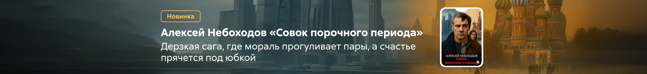 2527538 Козлов Алексей Львович Совок порочного периода баннер СВЕРХУ (все жанры) реклама платных услуг